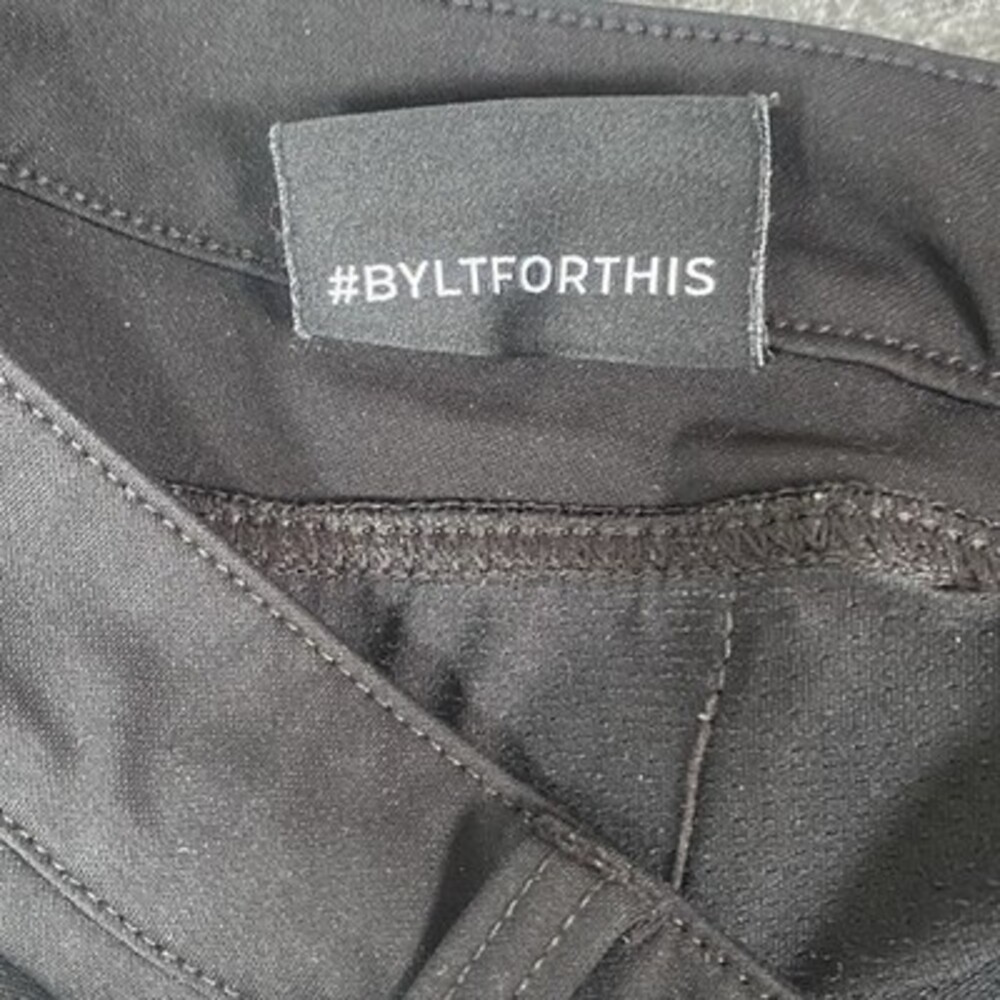 BYLT Everyday Pant 2.0 Pants Mens 38x30 Black Slim Chino Tapered Casual Stretch - Picture 12 of 12